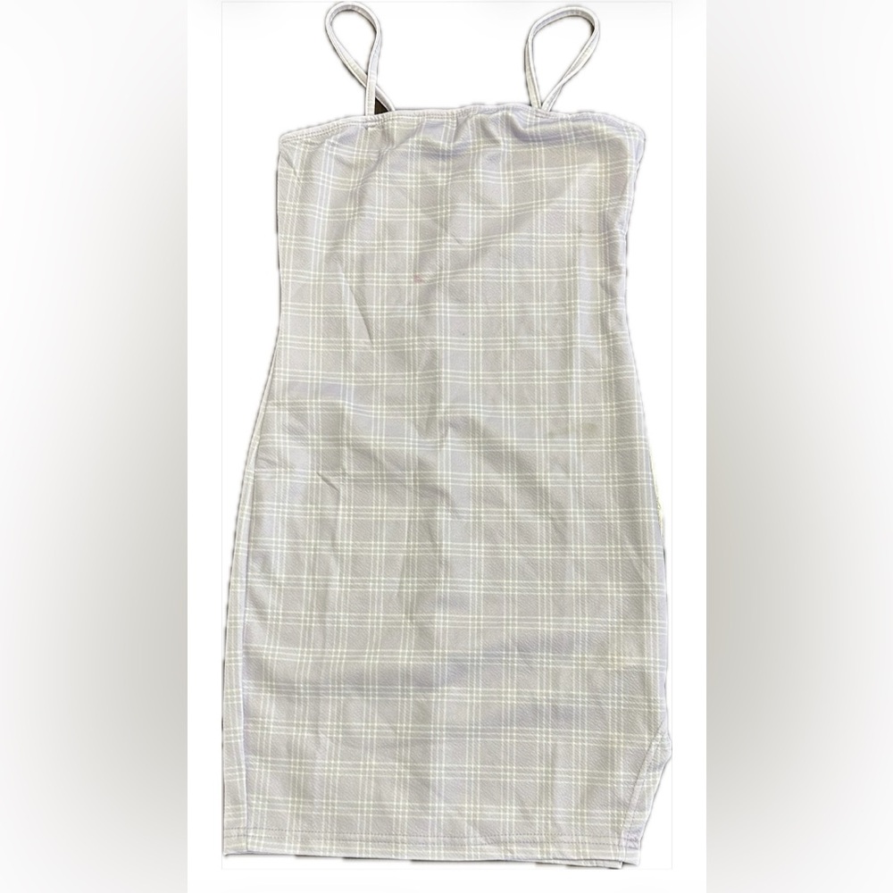 SHEIN Purple Plaid Cami Bodycon Mini Dress XS